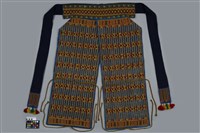 藏品(男子珠繡後敞褲)的圖片